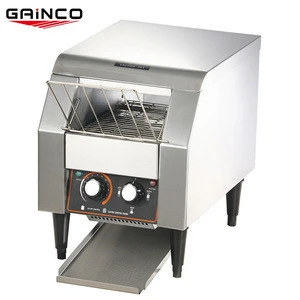 Commercial vertical quick conveyor toaster/electric belt conveyor bread toaster