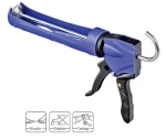 Competitive PP PA STEEL Skeleton type caulking gun aluminum handle smooth gun