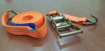 Competitive Price 100% Polyester Webbing Cargo Ratchet Lashing Belt Tie Down