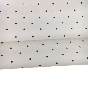 cotton spandex  printed fabric