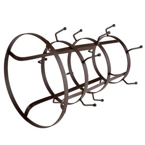 Countertop 3 Tier Vintage Iron Metal Wire Mug Cup Drying Tree Holder Organizer Rack Stand