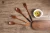 Import Creative Handmade Natural Nanmu Wood   Spoon  Fork Flatware Set from China