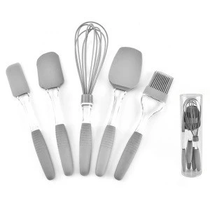 Creative Packing Silicone Baking Tools 5 PCS Sets Amazon Top Seller 2020 Kitchen Accessories Cake Tool Spatula Egg Mixer Brush