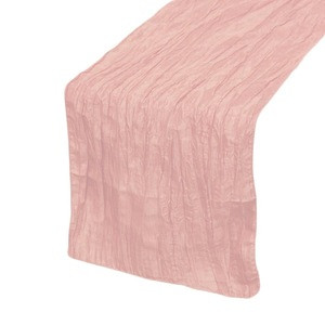 Crinkle Taffeta Table Runners For Weddings Events Hotels