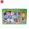 CT016935 children&#39;s educational products drawing painted diy plastic easter eggs wholesale