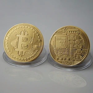 Custom Art Collection C opy Coin Metal Souvenir R eplica Coins Antique Bitcoin Coin