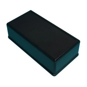 Custom black abs waterproof electrical box for converter electronics project
