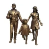 Custom Bronze Amusement Park Family Statue