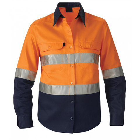 Buy Custom Color 100% Cotton Safety Reflective Uniform Hi Vis Work ...