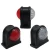 Import Custom Color Red White Both Sides Round LED Side Light 24V Trailer Marker Lamps from China