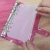 Import custom colorful clear A5 A6 budget currency cash envelop money binder with zip waterproof from China