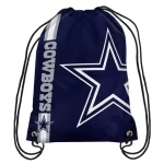 Custom Dallas Cowboys Team Stripe Drawstring Backpack Bag American football sport style decorations