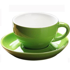 Custom design coffee cup with saucer ceramics, wholesale ceramic tea cup sets coffee/