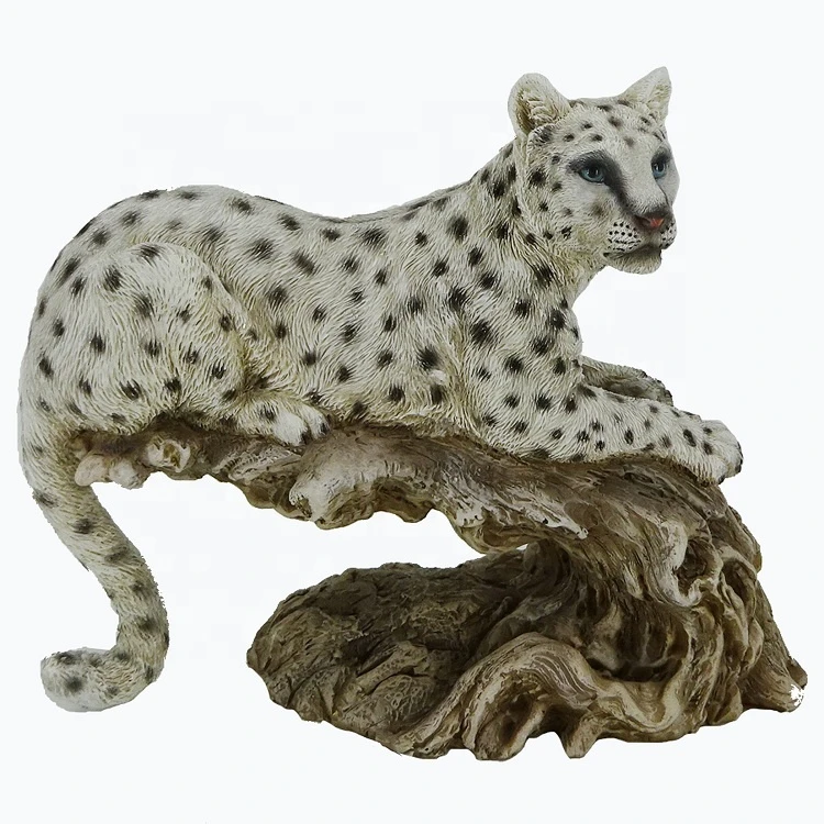 custom design outdoor resin animal figurine leopard statue decoration sculpture resin craft realistic animal