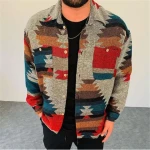Custom LOGO OEM & ODM holiday knitwear cardigan mens christmas sweater custom