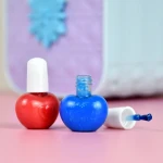 Custom Logo Off Gel Nail Polish Pink UV Gel Set for Nail Art Displayed on Nail Polish Shelf