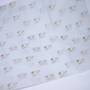 Custom logo recyclable white 18gsm shoes wrapping silk tissue paper