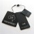 Import custom luxury color fold black cardboard kraft paper shirt clothing garment apparel string hangtag label design in garment tags from China