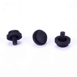 Custom made screw rubber mounting feet bumpers