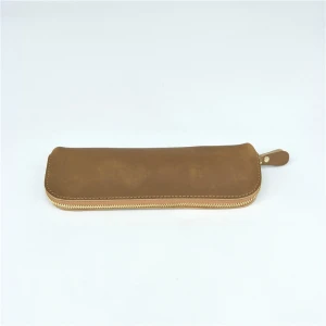 Custom Pen Pouch Real Leather Pencil Case
