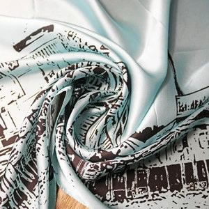 Custom Printed 100 Silk Satin Scarves Shawls No Minimum