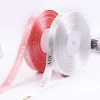 Custom Printed Brand Name Logo Silk 100% Polyester Satin Ribbon