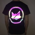 custom shirt reflective heat transfer logo/polyester man custom t shirt printing white sublimation men t shirt