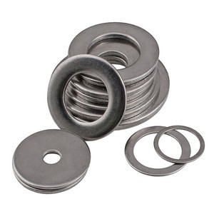 Custom stamping plain stainless steel flat washer security standard round washer din125 M1.6-M14  100PCS