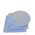 Custom stocked Round Square Tableware Pad Placemat folding Table Mat Bowl Mat Washable Place Mat