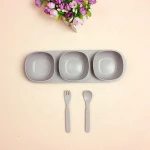 Customer welcomed Biodegradable non-slip bamboo fiber sushi bowl