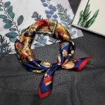 Customization of 100% Silk Silk Printed Jewelry Scarf of Hangzhou Silk with New Style Crepe Satin Scarf