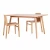 Import Customize Simple Style Home Furniture Wood Dining Room Table with Solid Wood Table Legs from China