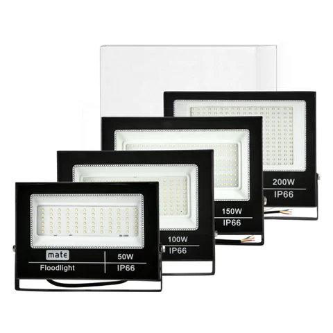 Customized 50 100 150 200 W LED flood light Parking lot energy saving LED floodlight