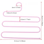 Customized China amazon Metal scarf storage S-type garment pant hangers clothes hanger
