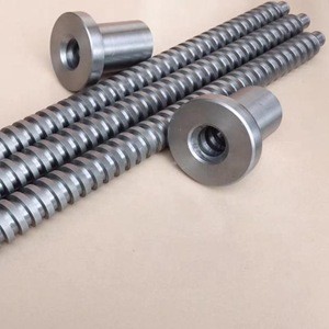 Customized Large lead pitch Trapezoidal Screw Tr40X40 L865mm For Cnc Machine and wooden cutting machine