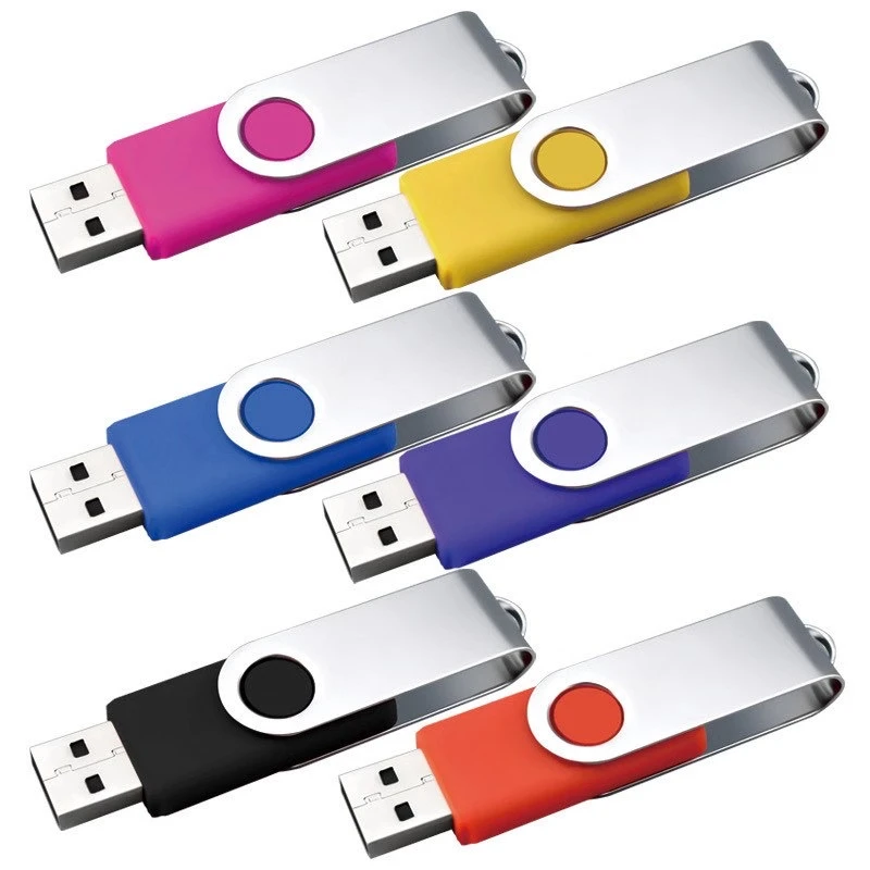 Customized logo Twister Usb Swivel Flash Drive Memory Stick 2.0 3.0 usb Flash Drive Promotion Gift Pendrive Fast Delivery