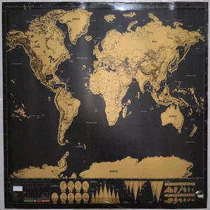 Customized  Scratch  off  World Map