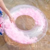 Customized SIze and PVC Material transparent kids swim ring