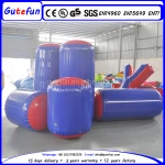 customized team building archery tag battle arena games PVC air inflatable paintball bunker for sale