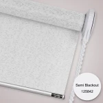 Customized Water Proof Thicker Fiberglass Fabric Solid Color Roller Blinds For Kitchen