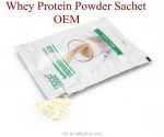 customs Whey Protein sachet for building muscle, gain weight product muscle gainer whey protein powder