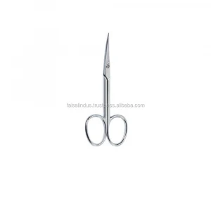 Cuticle scissors Slim Eyebrow Cuticle nail scissors Steel Stainless Logo Beauty Manicure scissors for salons parlors