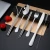 Import Cutlery flatware set stainless steel 9 pcs knife spoon fork chopsticks straws set from China