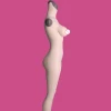 D Cup Silicone Female Body Suit with artificial vagina silicone breast forms Transgender Body Suit