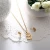 Import DAICY cheap wholesale women stainless steel small gold jewelry set from China