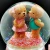 Import Decorative Lovely Resin Crafts Rotating Bear Snowball Love Snow Globe for Christmas Decoration from China