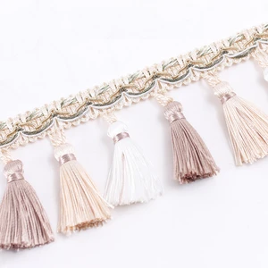 Decorative wholesale fashion tassel fringe for curtain
