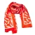 Import Design Your Own Printed Scarves Chinese 100% Silk Red Logo Beige Dolphin Shawls Factory Manufacturer Oblong Custom Made Scarf from China