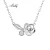 Import Destiny Jewellery Sparkling Crystal Jewelry Rose Flower Pendant Necklace from China