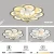 Import Diameter 650MMLED acrylic ceiling light, with 2.4G dimming function, using K9 crystal ceiling led light from China